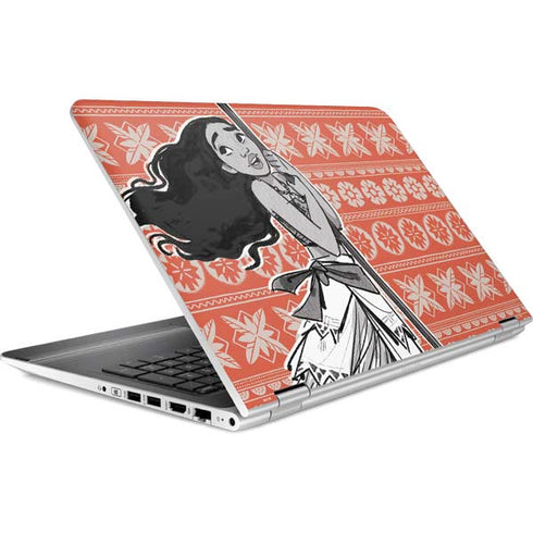 Disney Moana Character Tropical Print Art HP Pavilion Skin